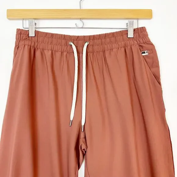 Vuori Women's Wide Leg Pants in Rust - Picture 4 of 14